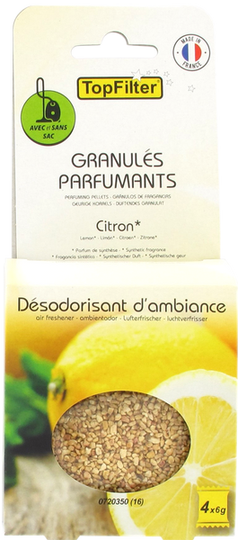 Granulés parfumants senteur citron
