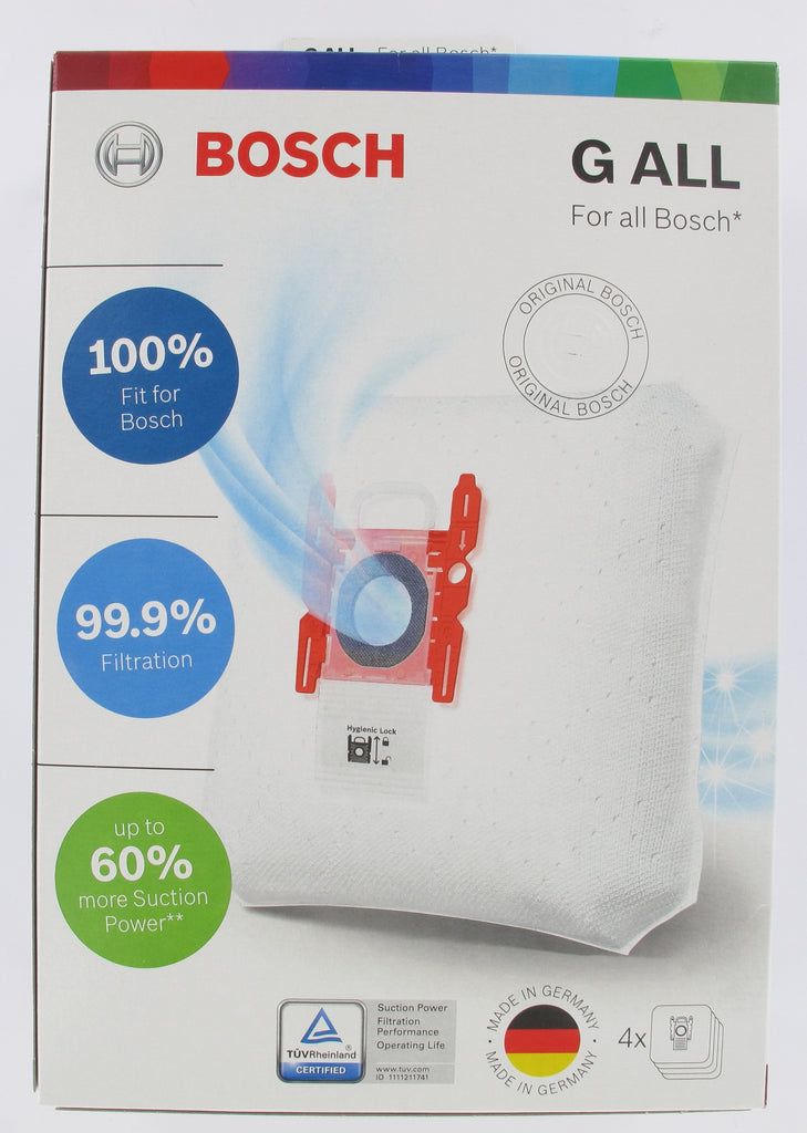 Sac Aspirateur Bosch G All Power Protect 8304150 Le lot de 4 sacs